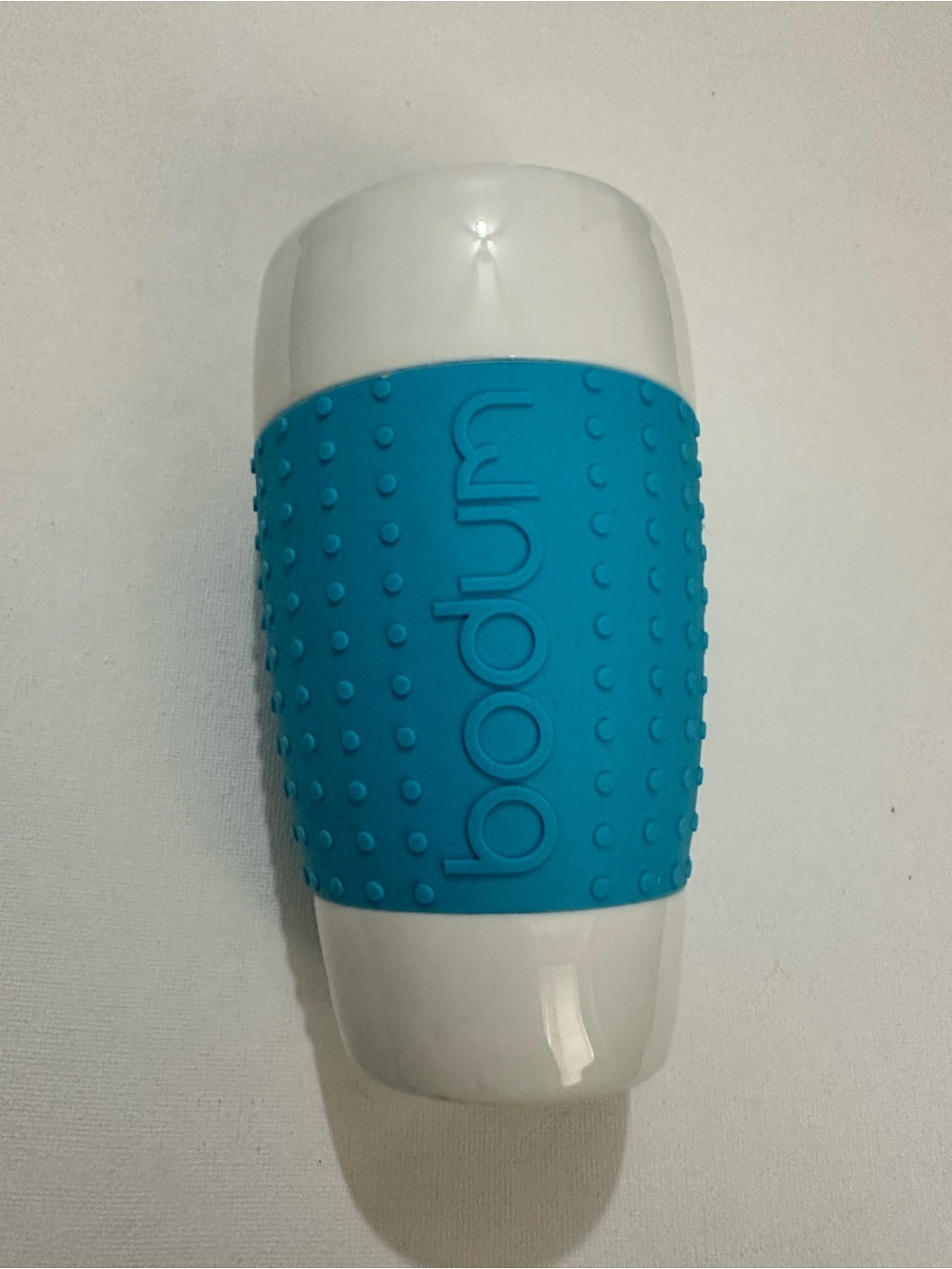 Bodum Pavina Blue Grip Porcelain Travel Tumbler Mugs Textured Grip 0.5L, 2pcs - Picture 7 of 10